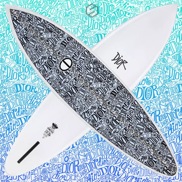 Dior Kim Jones Shawn Stussy 2020 Logo Surfboard Rare Limited Edition 99 / 100 - Picture 4 of 8